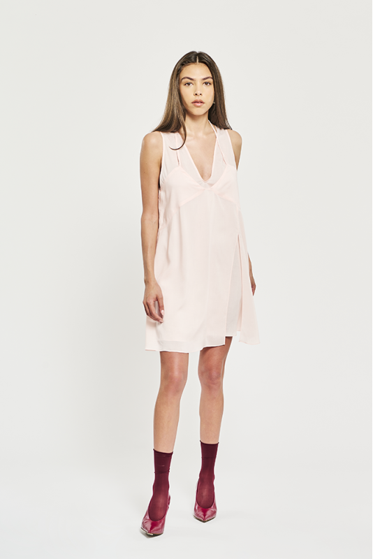 Bamboo Mini Shift Dress